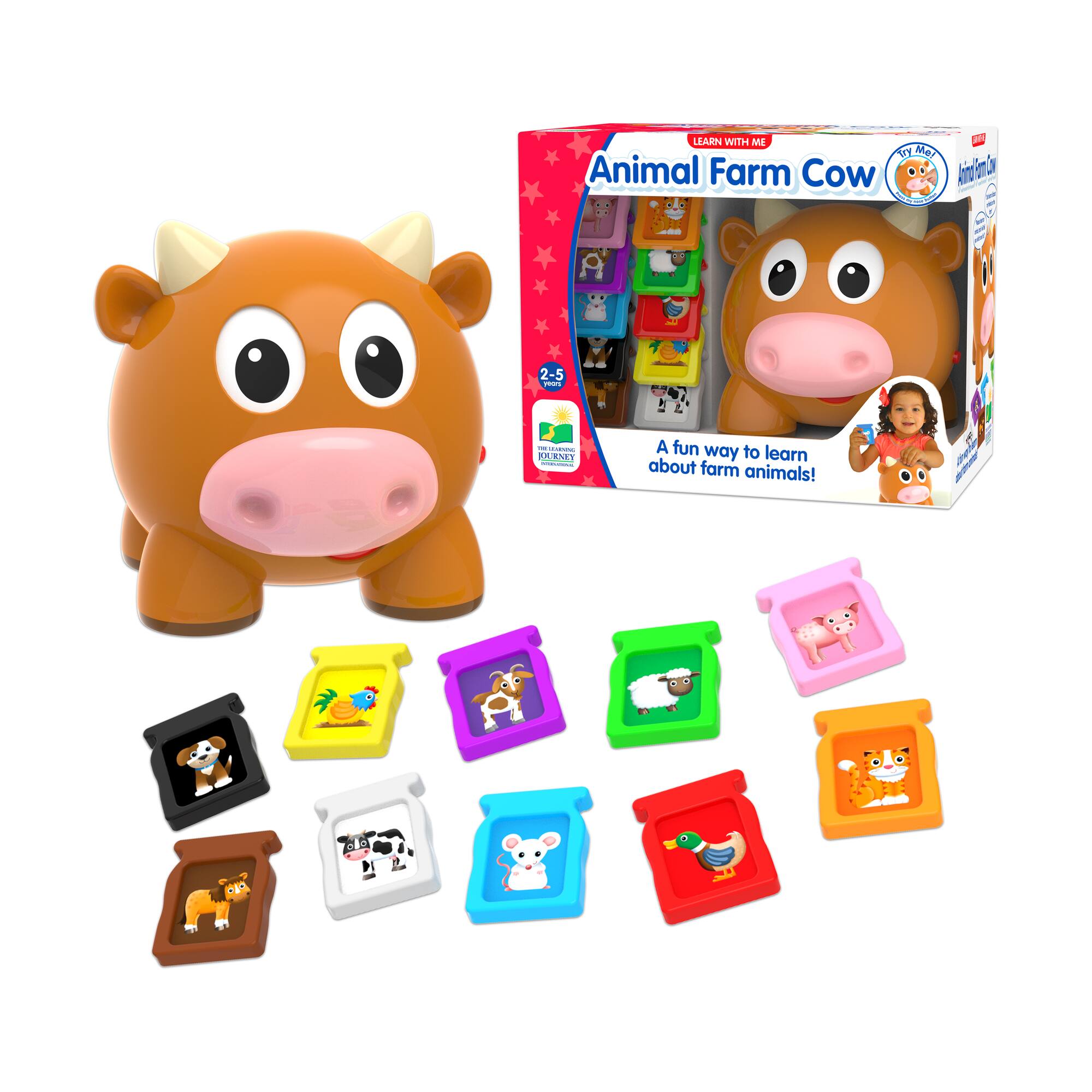 Learn with Me - Animal Farm Cow